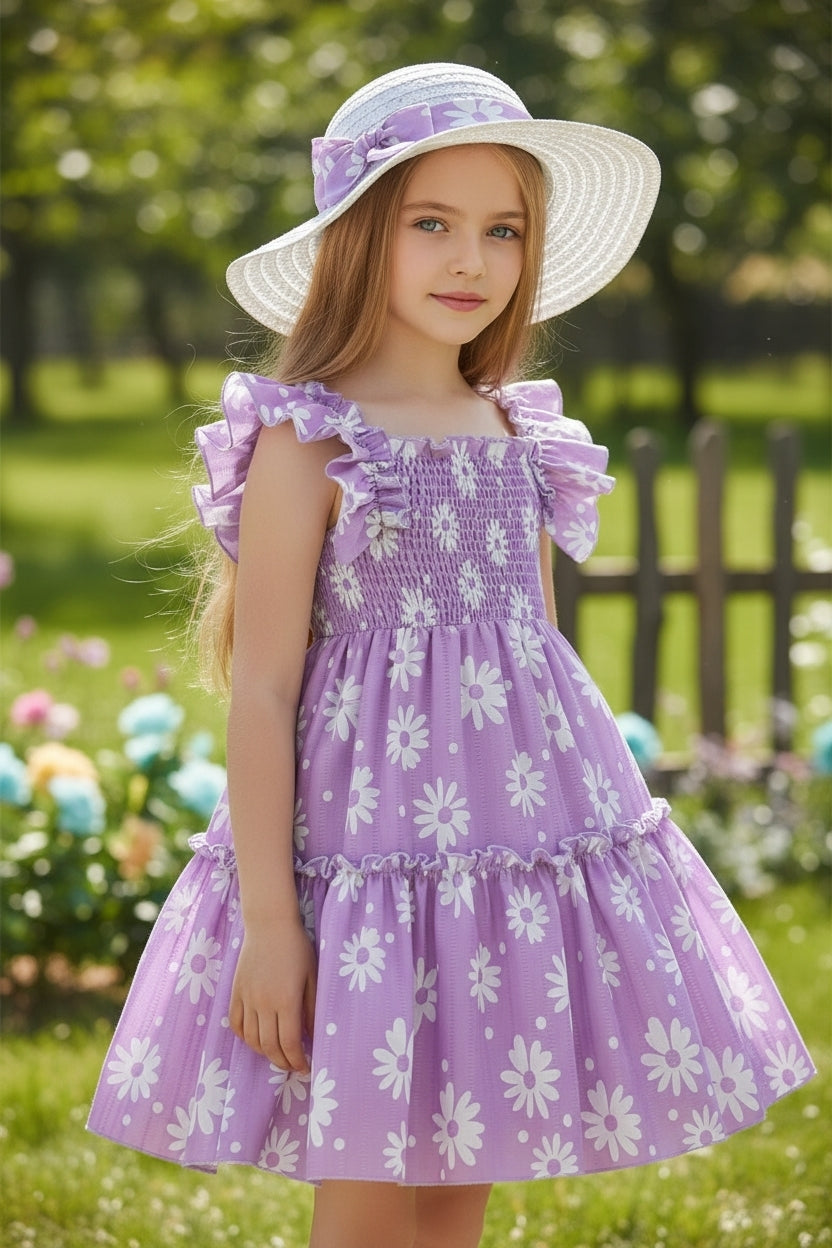Milana dress with hat