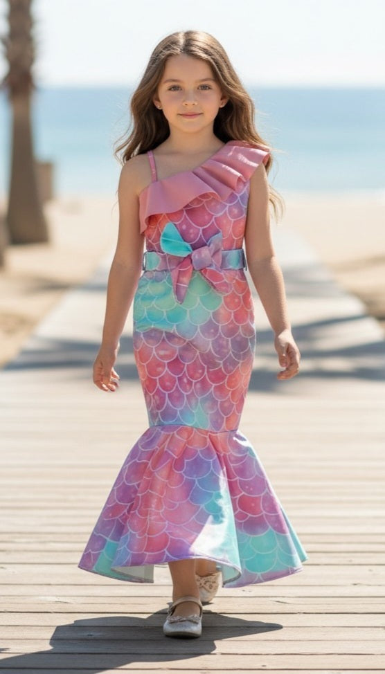 Mermaid Long Cut Party Dress