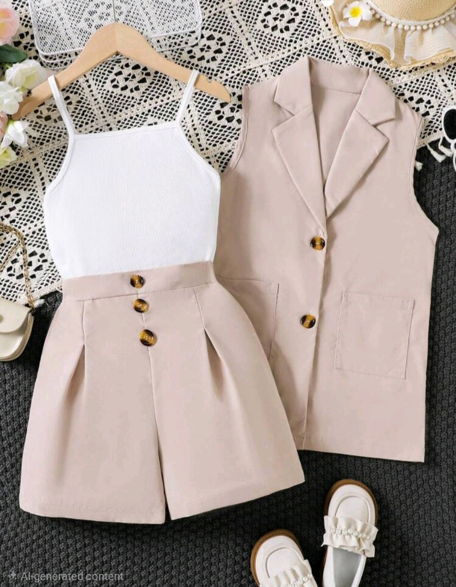 Beige Chic 3-Piece Set