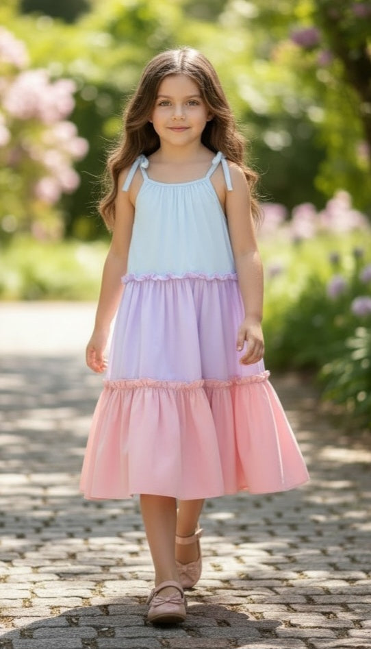 Pastel Layered Dress