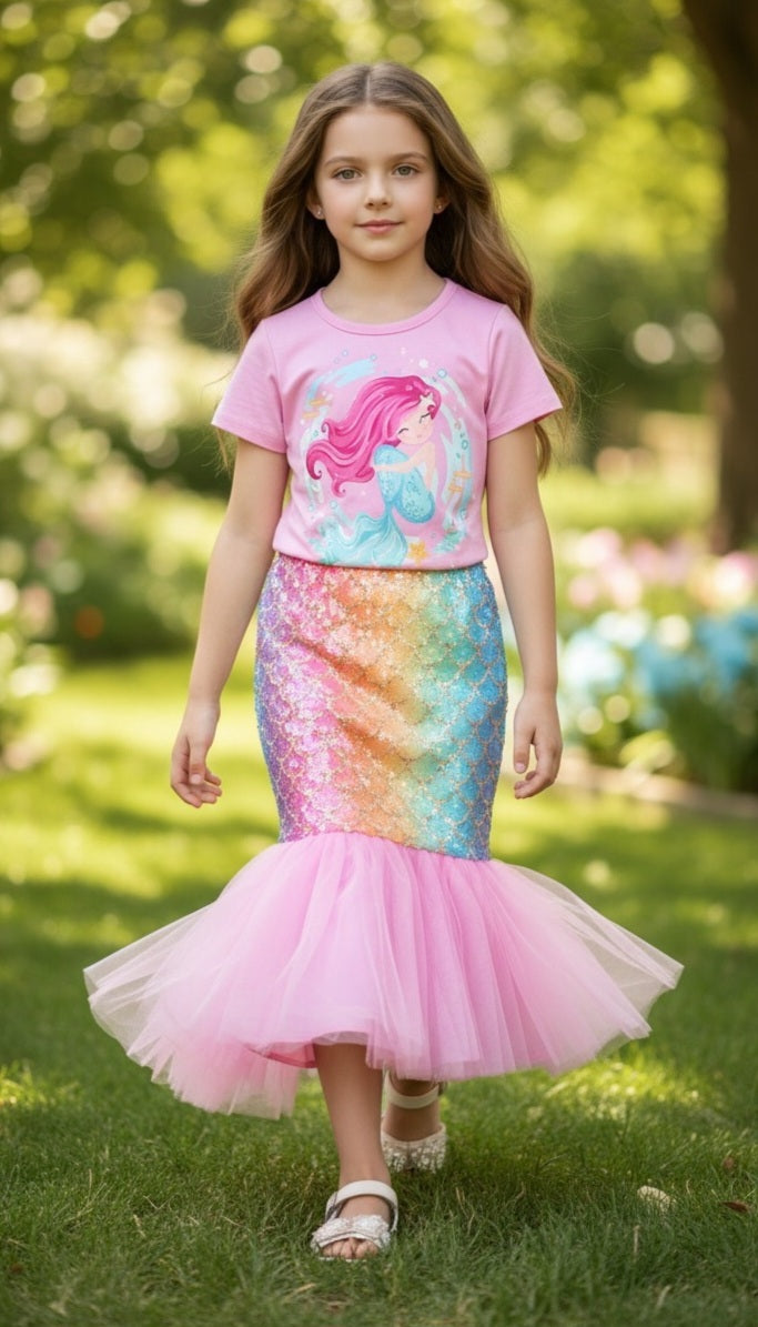 Rainbow Mermaid Set