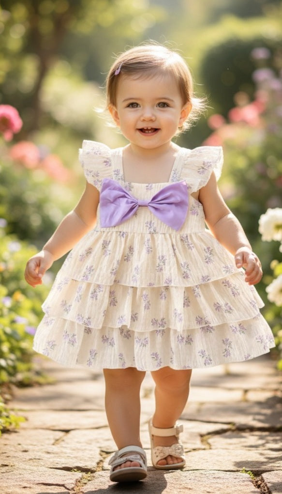 Lavender Bow Dress