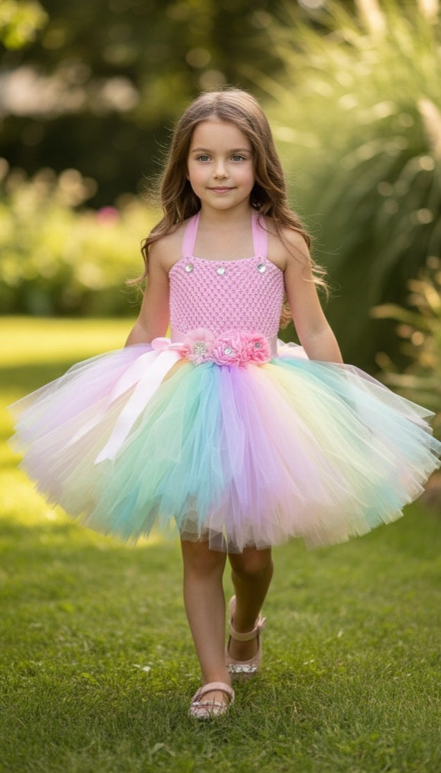 Rainbow Party Dress