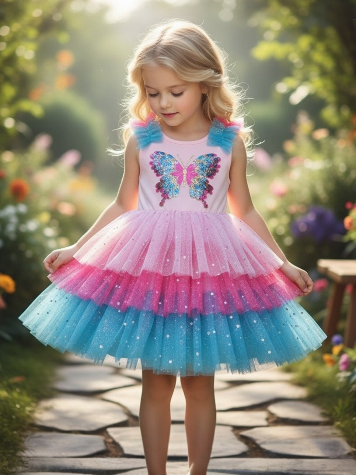 Butterfly Party Dress