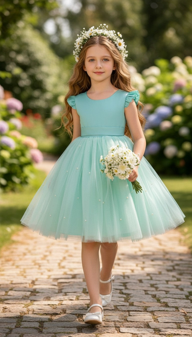 Mint Princess Dress