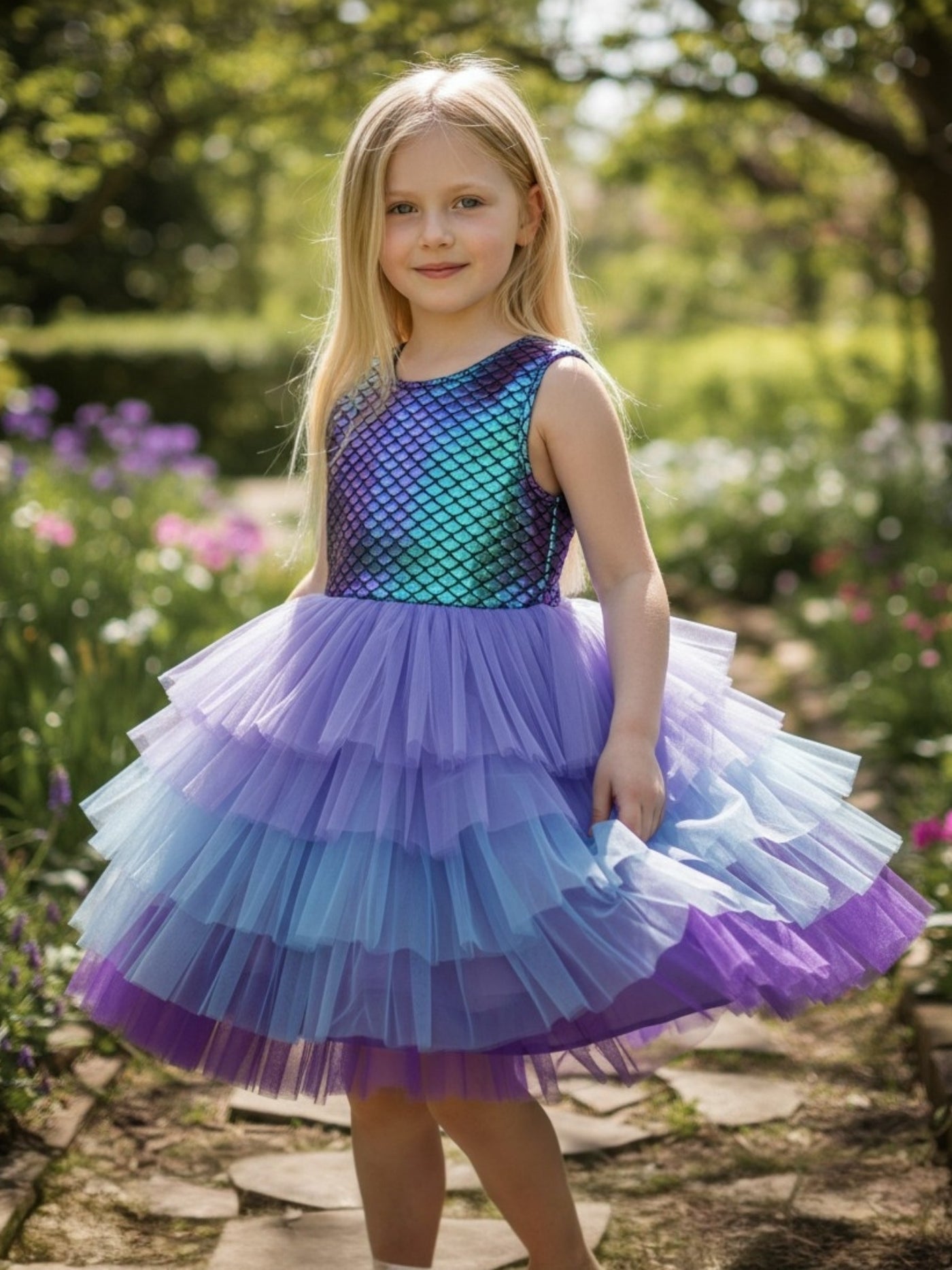Mermaid Layered Party Dress