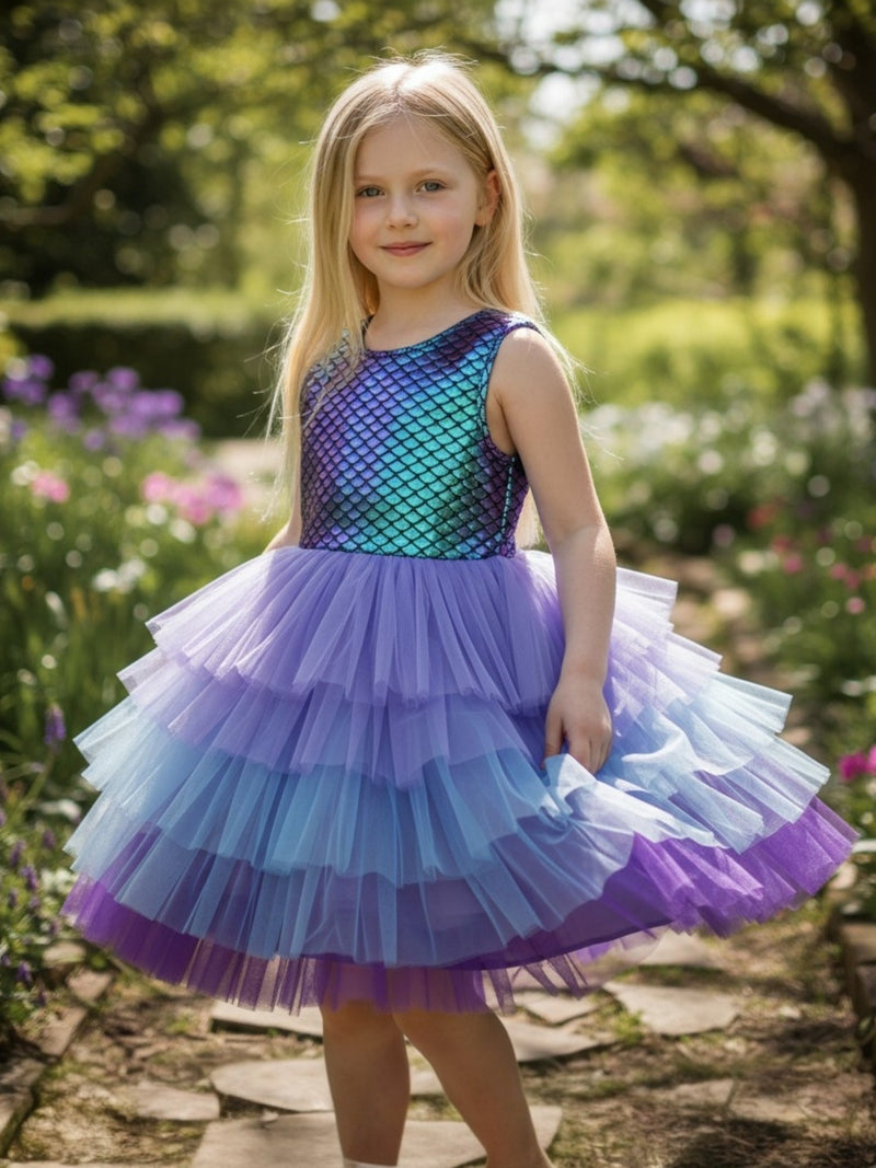 Mermaid Layered Party Dress