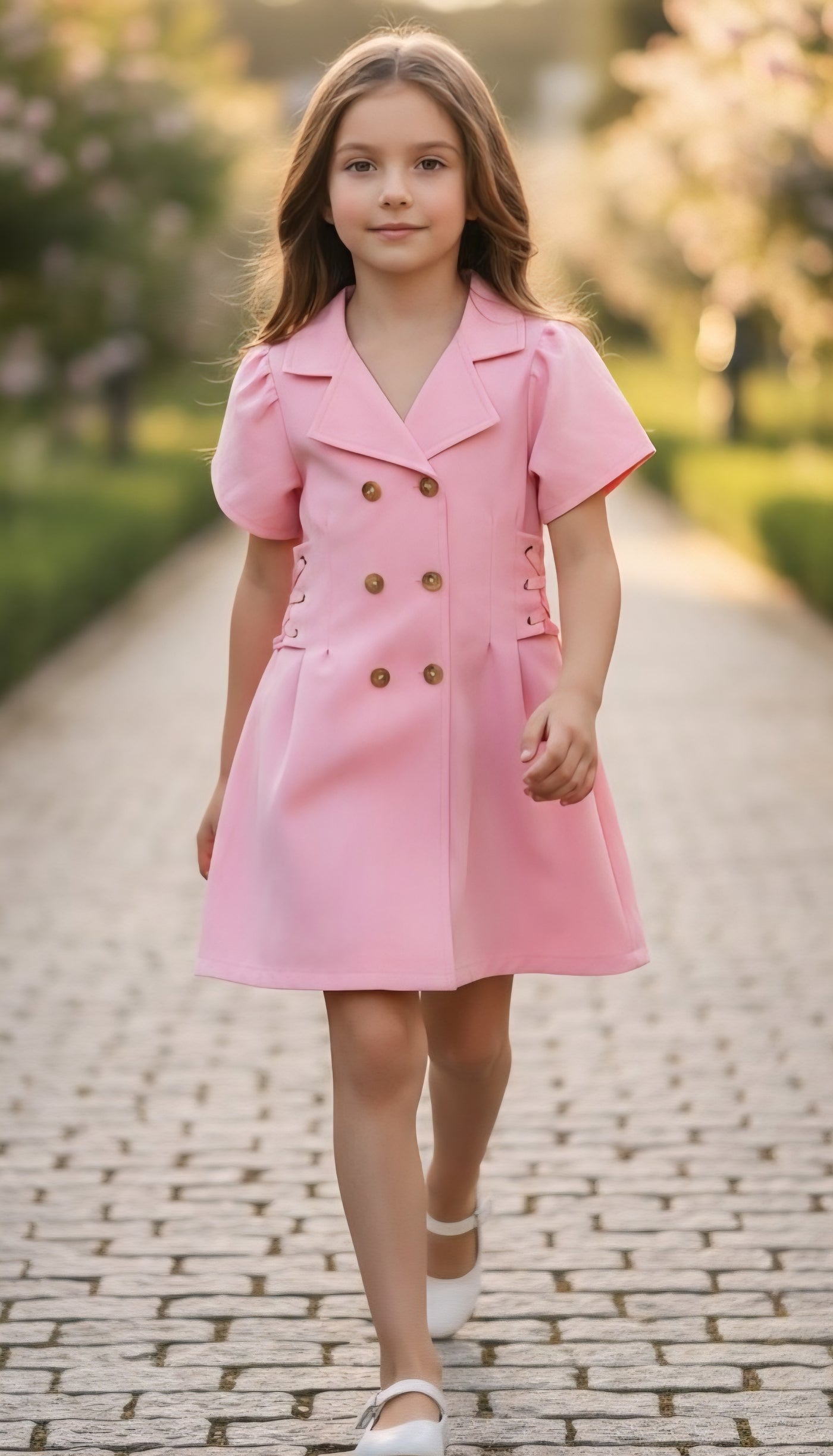 Blush Botton Dress