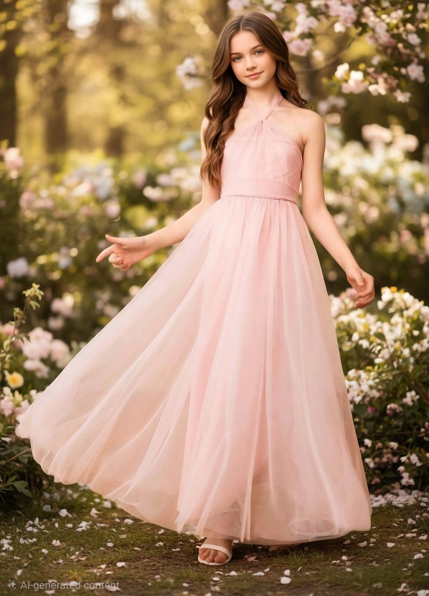 Blush Princess Maxi Dress
