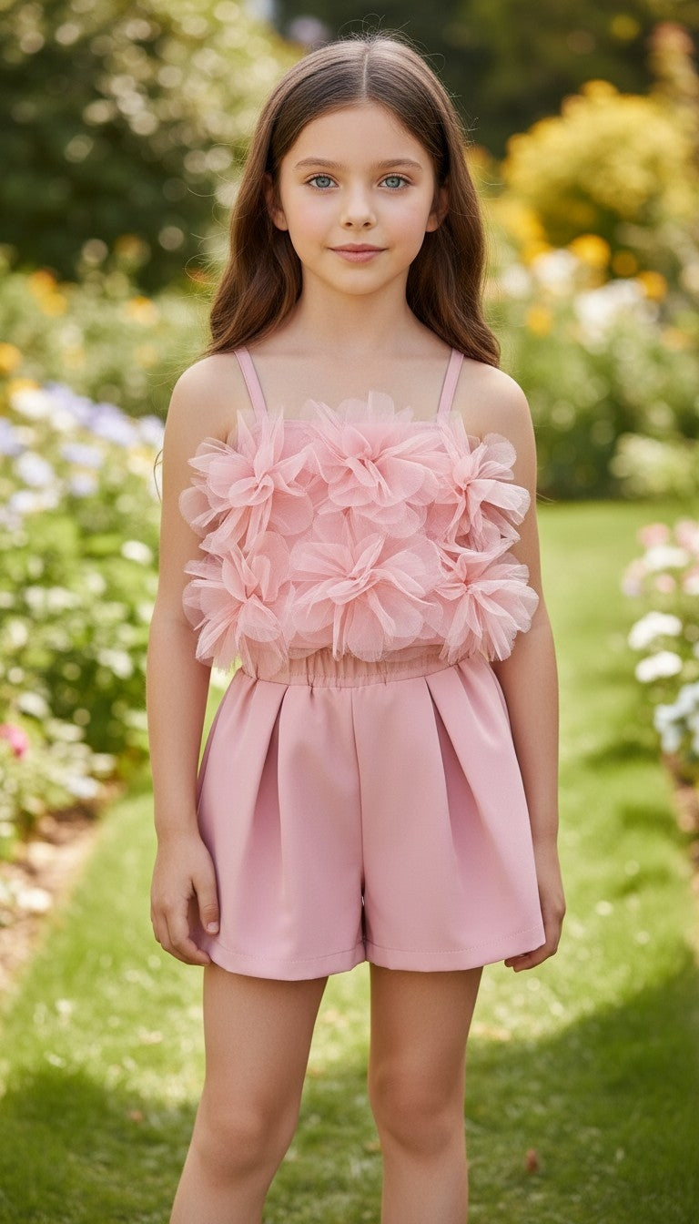 Blush Floral Romper