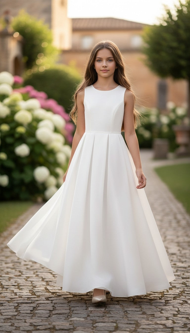 Snow Blossom Princess Dress