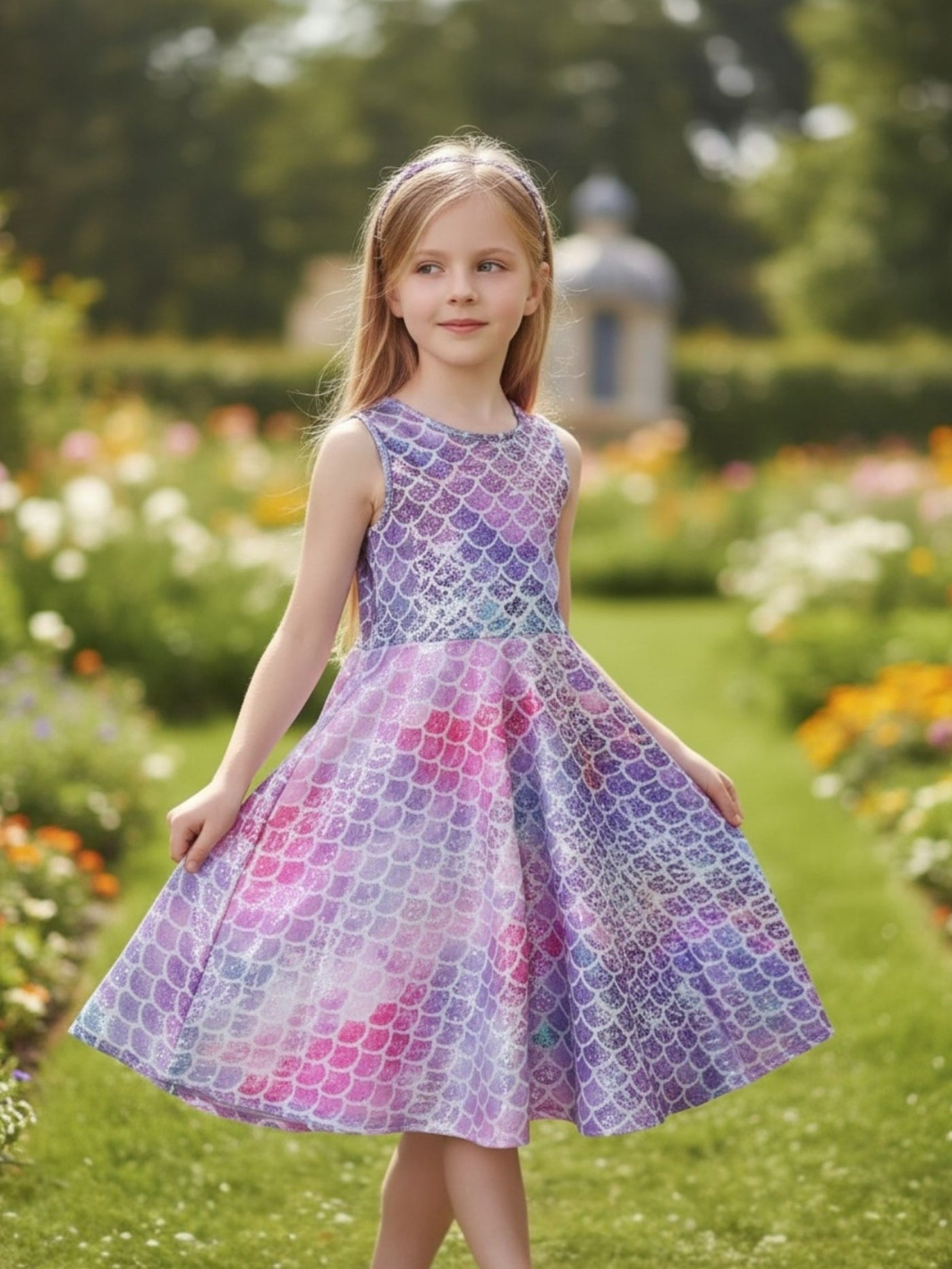 Mermaid Shimmer Party Dress