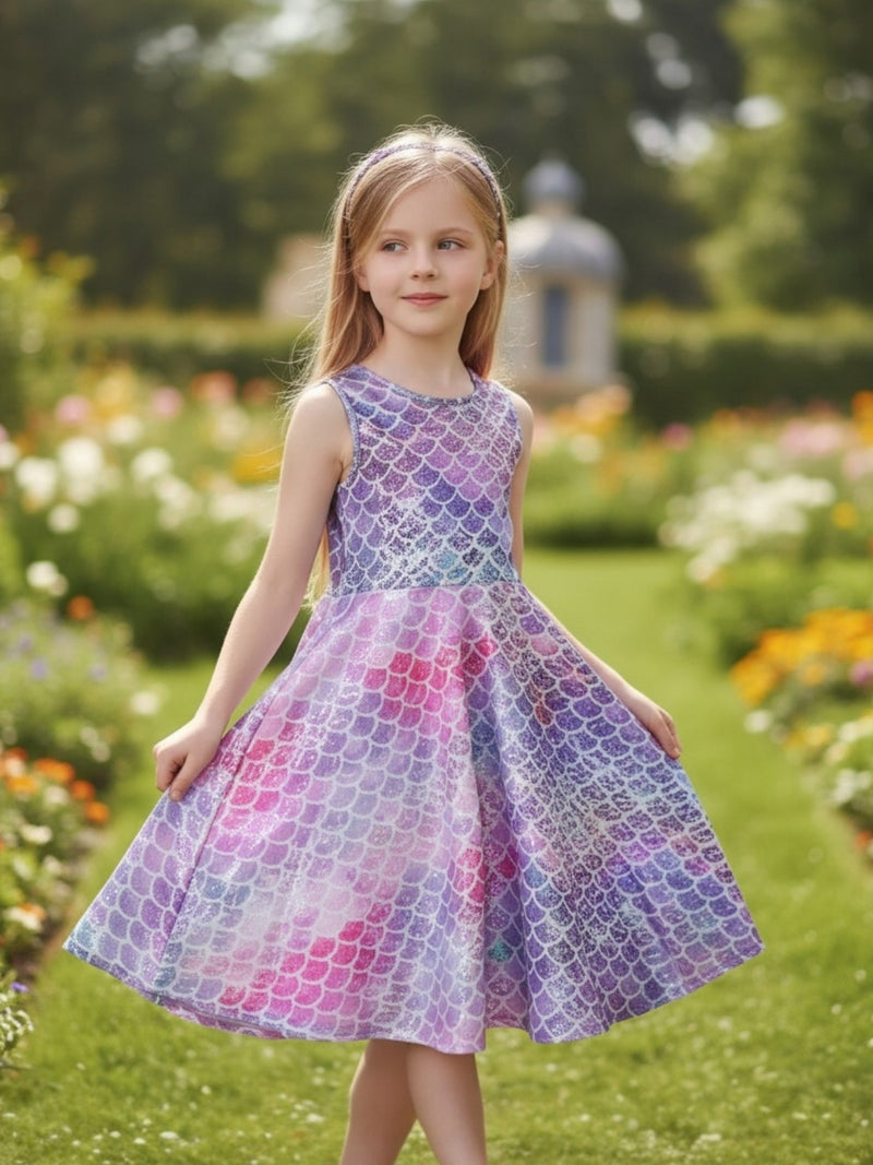 Mermaid Shimmer Party Dress