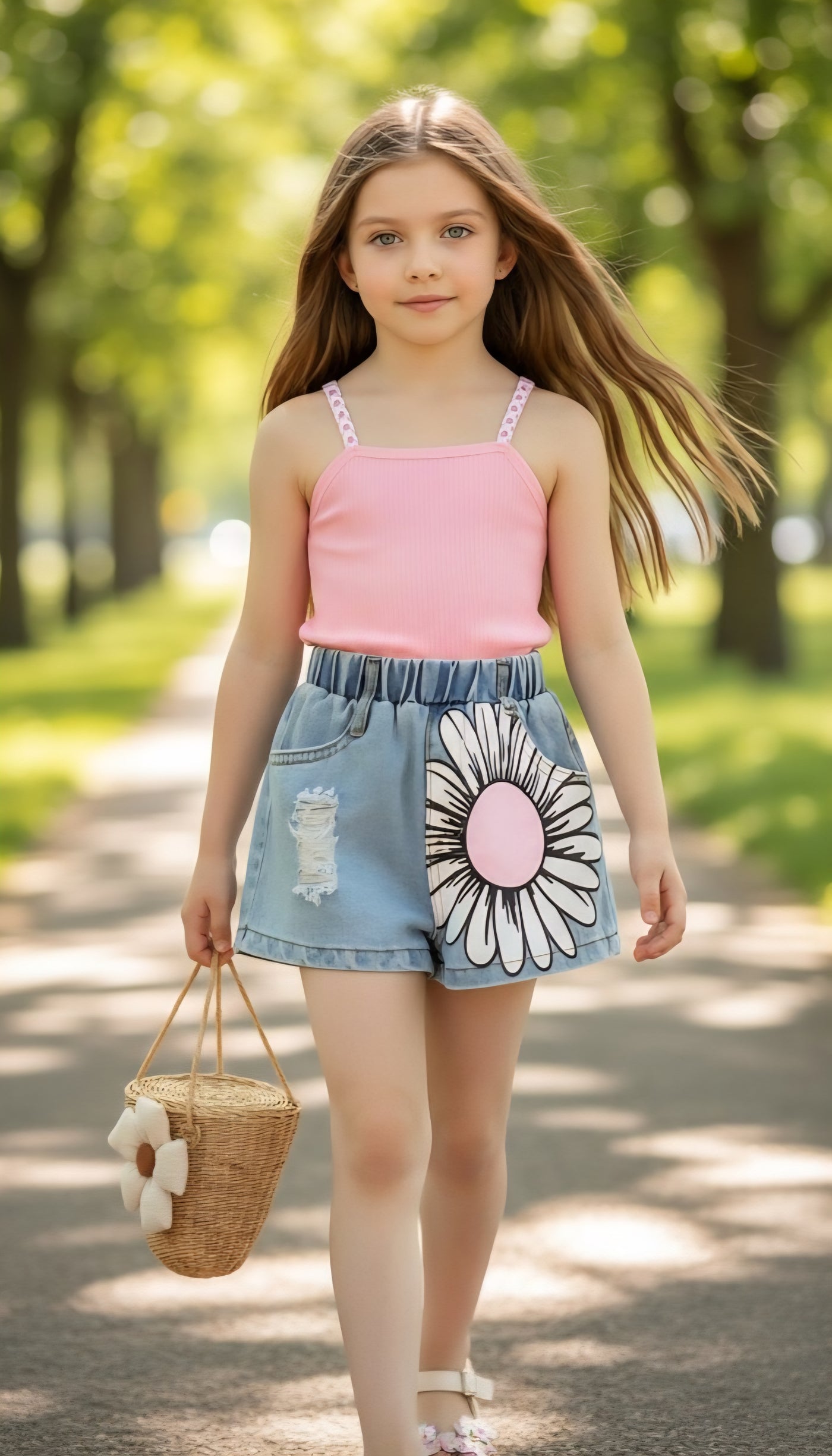 Pink Sunflower Jumsuit